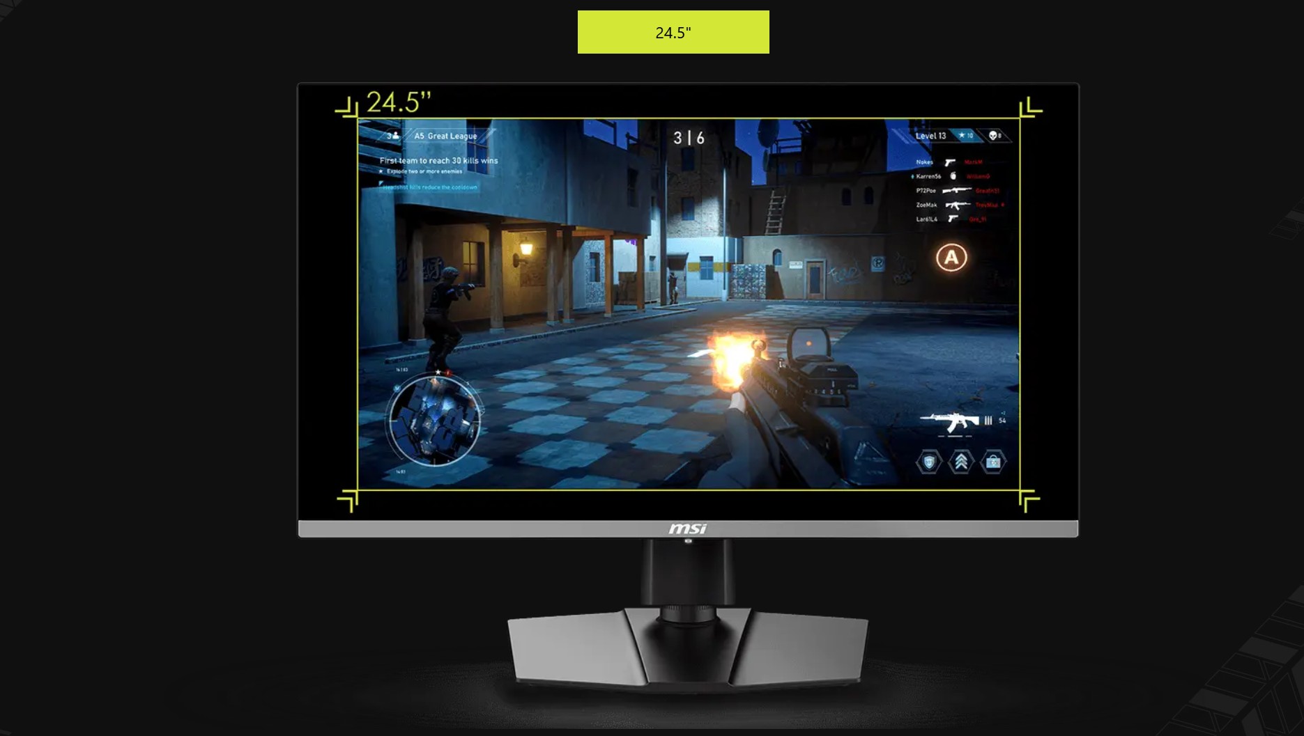 MSI 27 inch QHD 2K 1440P 500Hz AMD FreeSync Premium Pro & G-Sync